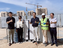 力鼎環(huán)保在迪拜！力鼎清道夫立足中國(guó)，走向世界